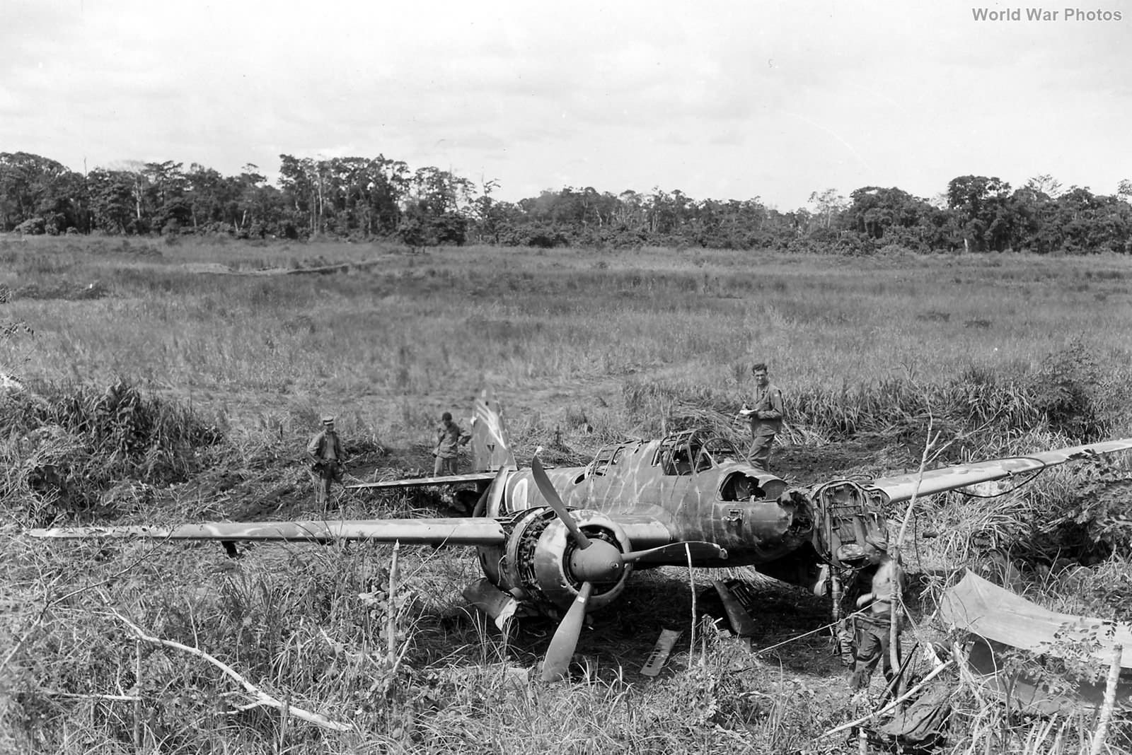 Photo of Wrecked Type 2 two-seat fighter (Nick)