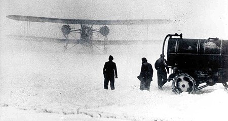 Keystone B-6 flying the airmail