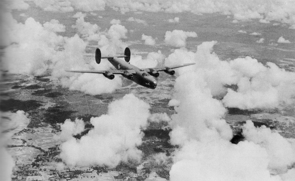 Picture of C-87 flying the Hump route