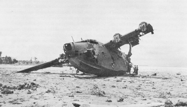 T. 2 flying boat at Makin